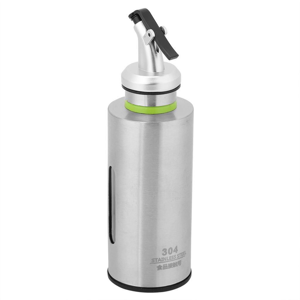 150ml Stainless Steel Oil Bottle Leak Proof Soy Sauce Vinegar Dispenser