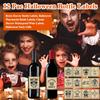 Halloween Decoration Retro Stickers Red Wine Stickers Scene Decoration Props Party Supplies