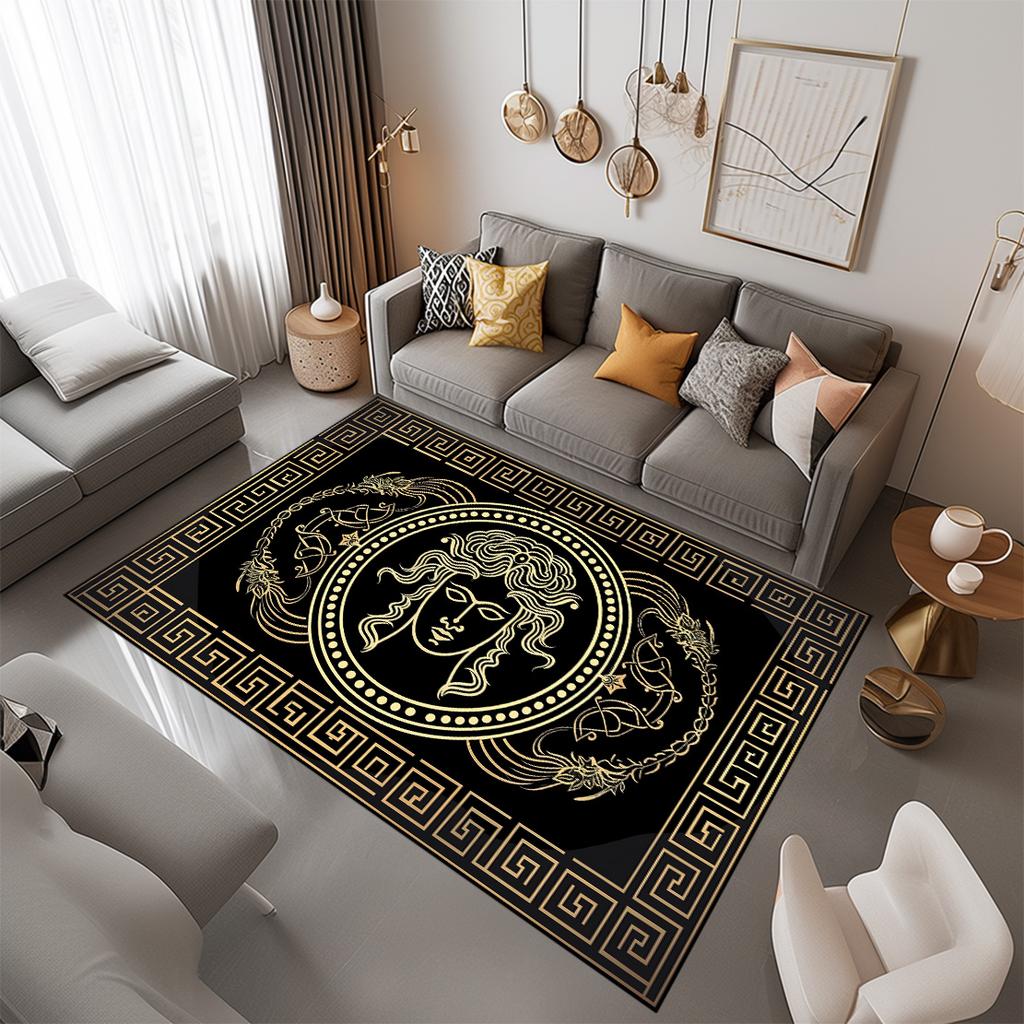 Modern Luxury Style CARPET FOR LIVE ROOM Fashion Design Big Size Rugs Cloakroom Non-slip Floor Mats Bedroom Bedside Soft Carpets