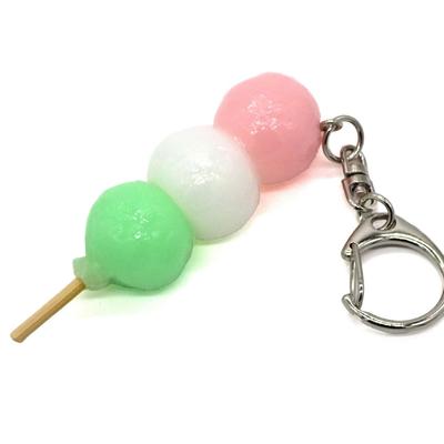 Coconut Accessories Every Time You See It Your Stomach Growls Three-color Dumpling Food Sample Keychain Cute Interesting Souvenir Gift 131OK