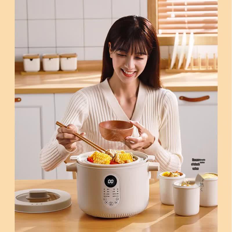 Qiudi 2.5L Multi-function Electric Stew Pot CN plug (adapter included)