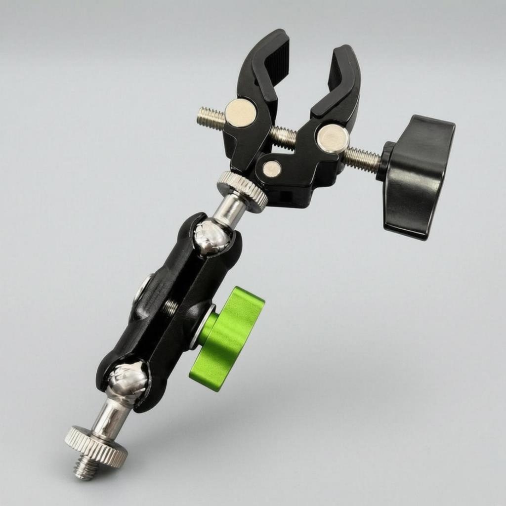 Handlebar Camera Mount with 1/4 Screw Clamp Swivel