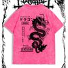 T-shirt Grafica da Uomo Unisex Cotone Oversize Manica Corta Vintage Streetwear Maglietta Casual Top