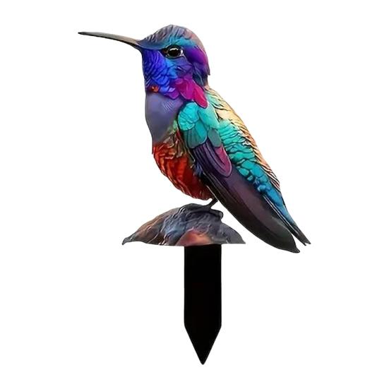 

Птичий садовый декоративный колышек акриловый 2D плоский декоративный колышек для птиц дворовое искусство устойчивый к погодным условиям колышек для птиц на открытом воздухе газоны патио B