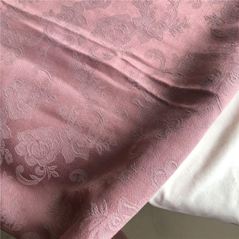 Autumn/Winter Thickened Double-Sided Cotton Linen Jacquard Hanfu Robe Dress Fabric