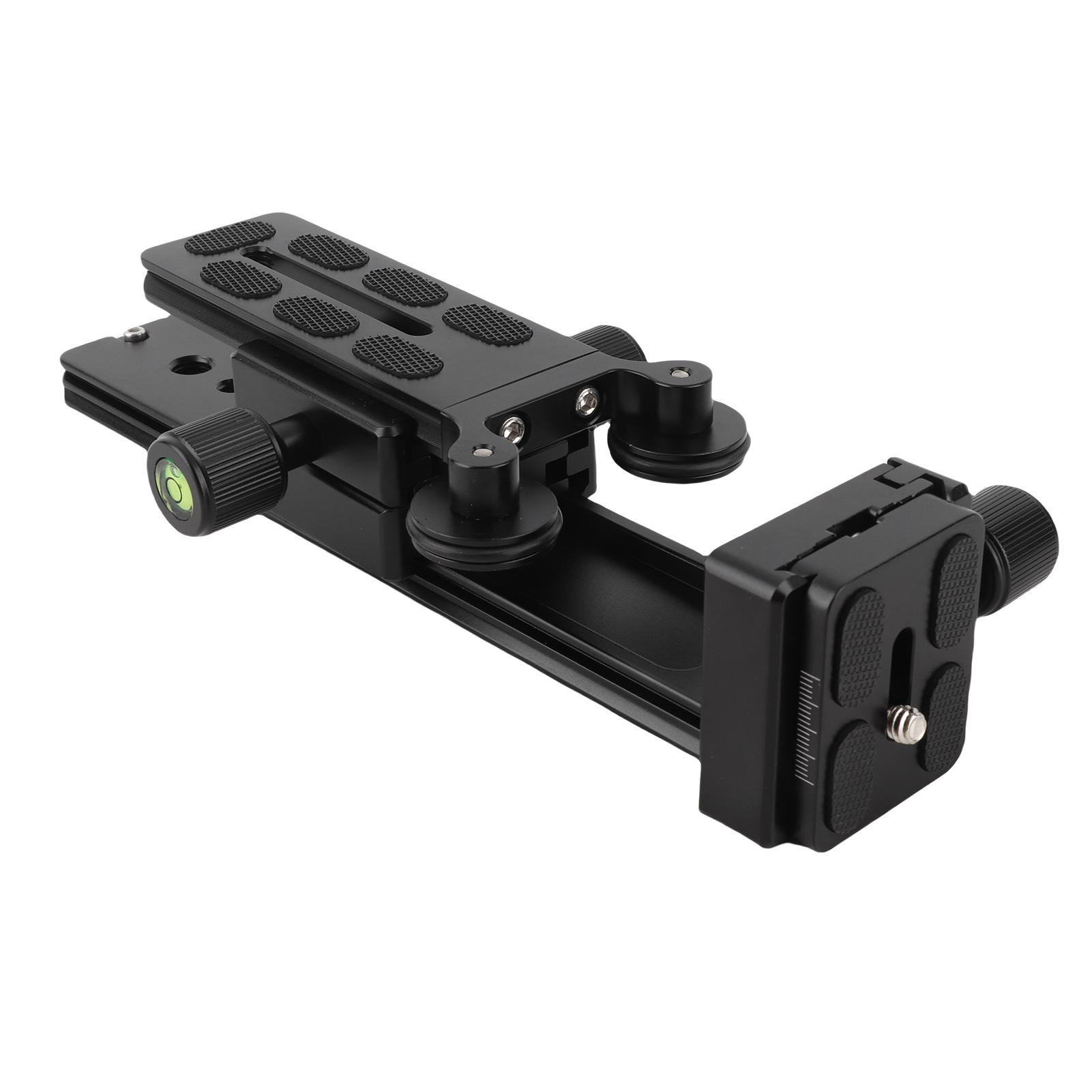 

20cm Telephoto Lens Support Bracket with Quick Release Plate and Level for 1 4 3 8 Standard Screws