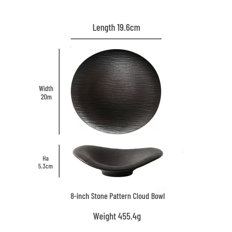 Premium Ceramic Plate - Thickened, High Appearance, Underglaze, Heat Resistant Tableware