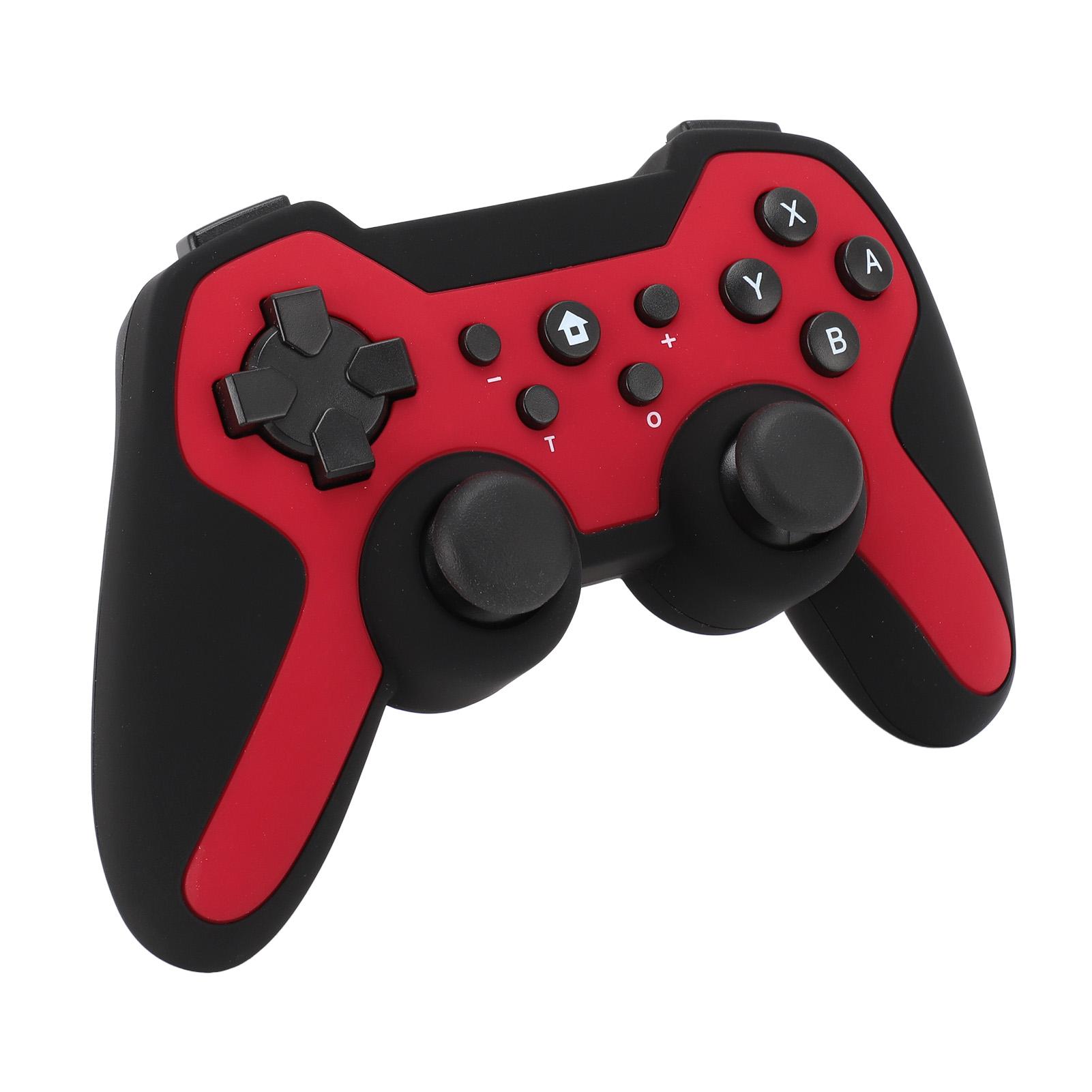 

Беспроводной Bluetooth-контроллер Двойные моторы Светодиодные индикаторы Функция пробуждения Bluetooth 2.1 Gaming красный