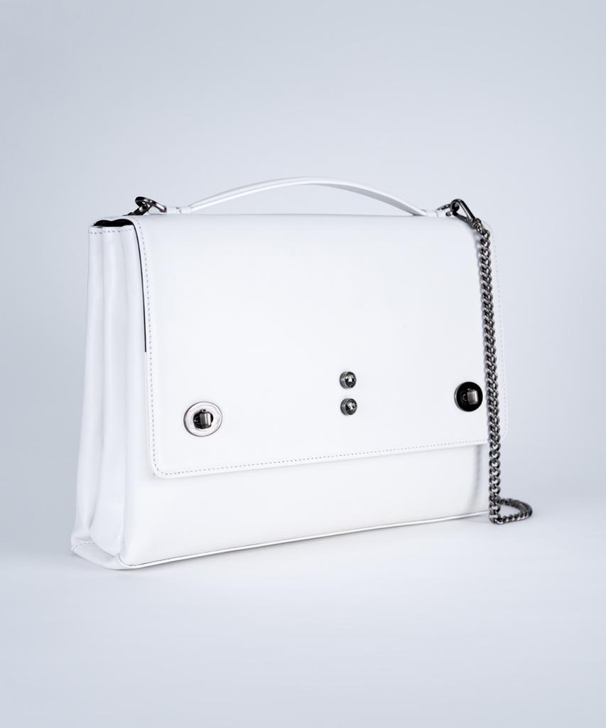 Plaadico Plaadico_S Satchel, Bright White