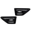 Black Side Fender Spoiler Outflow Mesh Vent For Land Rover Freelander 2 LR2 2008-2015 Racing Door Side Grille LR001660 LR001658