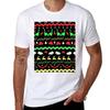 Dinosaur Ugly Christmas Sweater Pattern TShirt Large Size Basic Casual TShirt