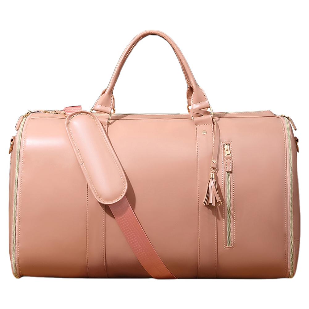 

Сумка для одежды Складная сумка для одежды Складная сумка большой емкости для хранения костюма с сумкой для обуви для отдыха на выходных розовый