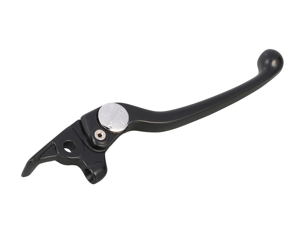 KITACO Brake Lever (Right/YR-25) for MT-07/A (RM33J), XSR700 (RM41J), MT-09 SP (RN52J), XSR900 (RN46J/RN56J), etc., Black, K-PIT 70-525-63250