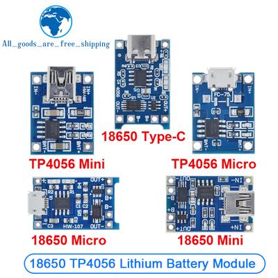 1/5/10 Stück Typ-C Micro Mini 5V 1A 18650 TP4056 Lithium-Batterieladegerät Modul Ladeplatine Mit Schutz Doppelfunktion