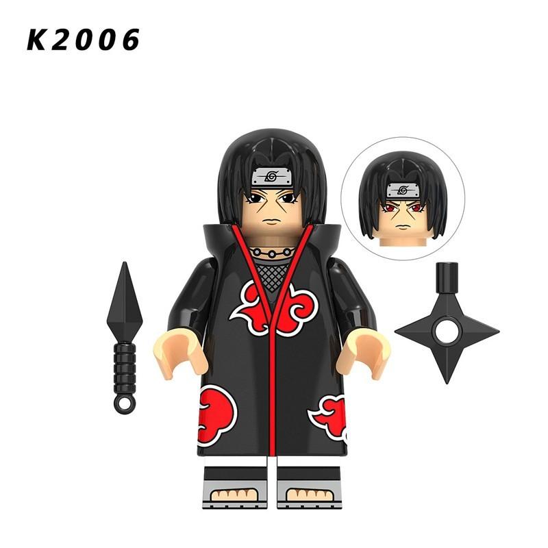 IN STOCK Lego Naruto Minifigures Toys Rock Lee Aburame Shino Figurines Building Blocks Kids Toy