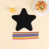 Star Silicone Sensory Activity Board Double Sided Stress Relief Sensory Board with Strings Boys Girls Silent Fidget Toy Party Favors