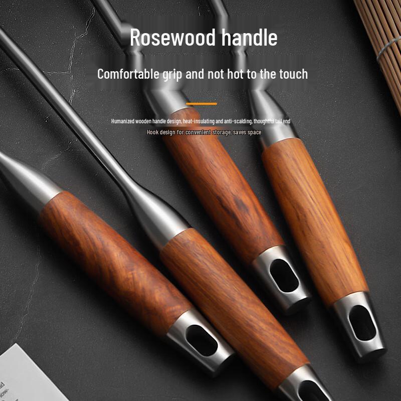 ZISIZ Stainless Steel Silicone Kitchen Utensil Collection