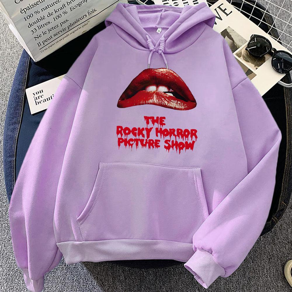 

Трилер Комедія Фільми Жахів Роккі Толстовки Зима Жіночі/чоловічі Світшоти Фільм Одяг з принтами L фіолетовий