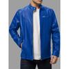 European and American men's high-end leather motorcycle leather jacket men's stand-up collar punk leather jacket men