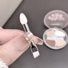 4 Colors Shimmer Matte Eyeshadow Palette Nude Rose Pink Glitter Pigment Eye Shadow Lasting Waterproof Makeup Palette with Brush