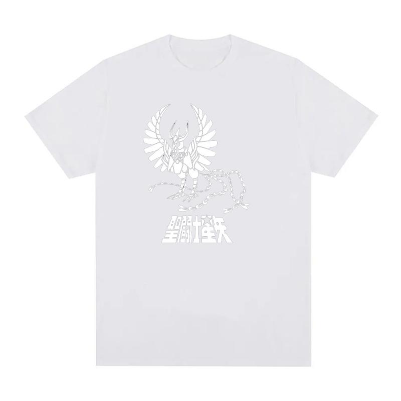 Saint Seiya Graphic Print T Shirts Men Women EU Size 100% Cotton Unisex Tops CottonStreetwear Harajuku