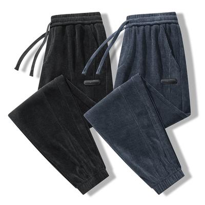 Men's Pants Autumn and Winter Retro Youth Sports and Leisure Corduroy Pant
