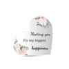 Valentine's Day Gift Desktop Living Room Bedroom Decoration Transparent Acrylic Heart Ornament