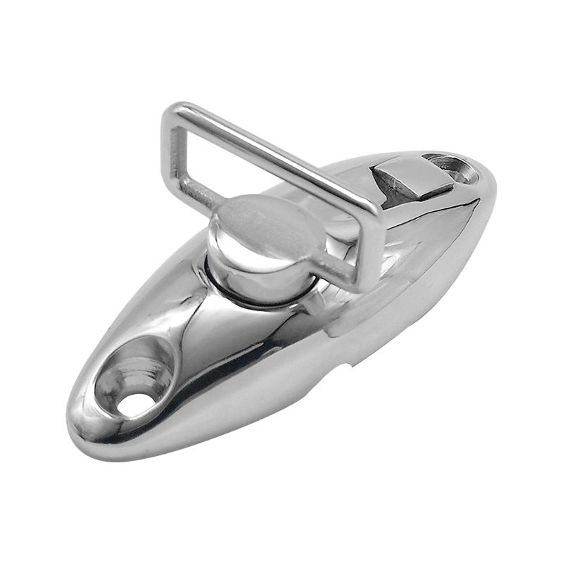 316 Stainless Steel 360° Adjustable Bimini Top Mount Swivel Deck Hinge With Quick Release Pin Boat Accessories Marine Hardware