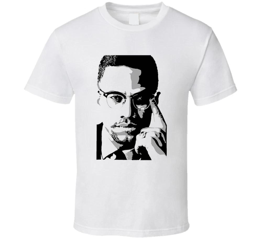 

Malcolm, politics Muslim minister Black community Human right T Shirt Gift New 3XL