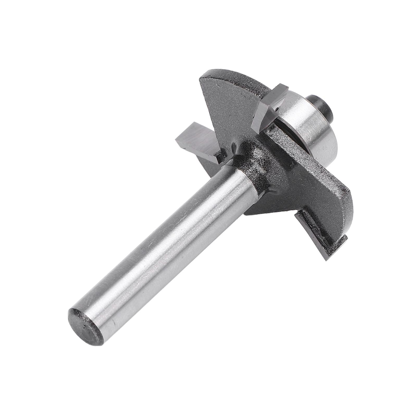 

Т-образная фреза хвостовик 1/4 дюйма 3 зуба шарикоподшипниковая фреза для пазов для дерева фанеры 532