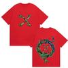 2026 Tour Fashion Pattern Unisex Short Sleeve T-Shirt with Feid Vs Ferxxo Falxo Print, 90s Vintage Loose Cotton Streetwear for Men and Women T-Shirt