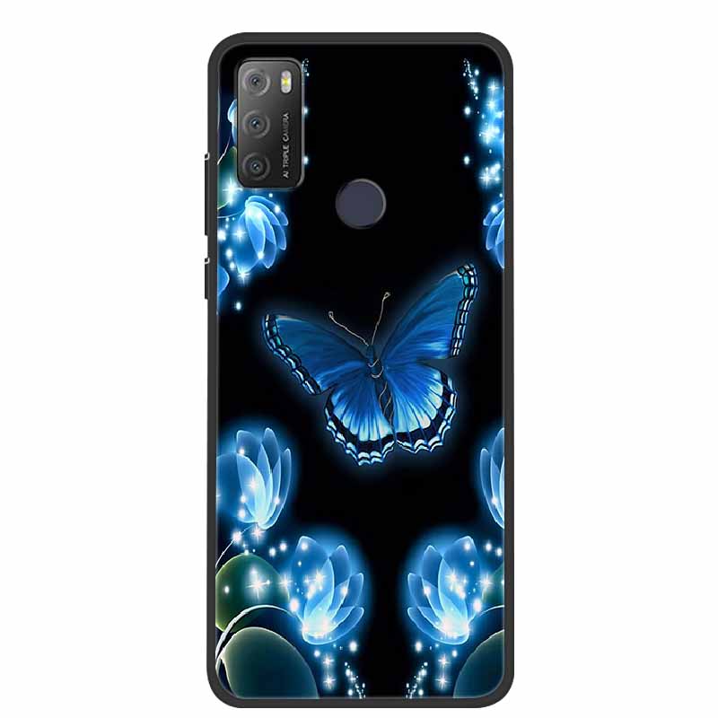 For Alcatel 1S 2021 Case Silicone Waterproof TPU Soft Phone Case For Alcatel 1S 1 S 2020 Capa Cartoon Coque Funda For 1SE 2020