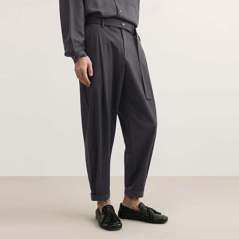 Suxie Men's 2025 Spring Loose Tapered Casual Pants