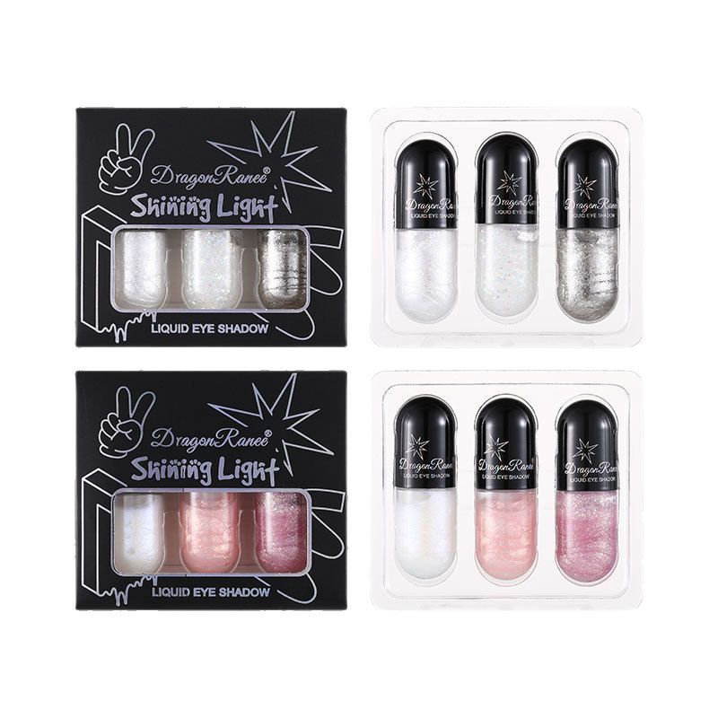 Dragon Ranee Shimmer Liquid Eyeshadow Set - 3 Piece, Pearlescent, Glitter, Festive Sparkle