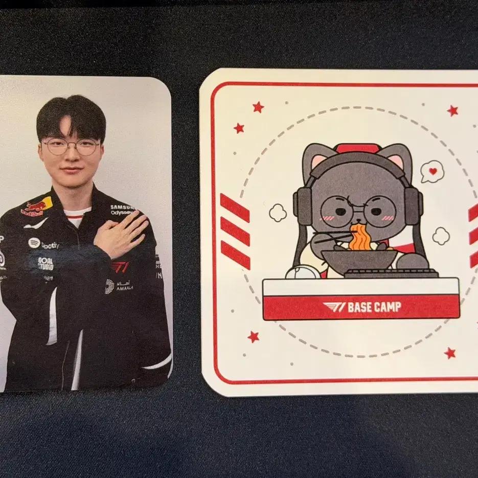 T1 Gangnam Basecamp (Became) Faker 50,000 KRW Recharge photocard Photo card coaster