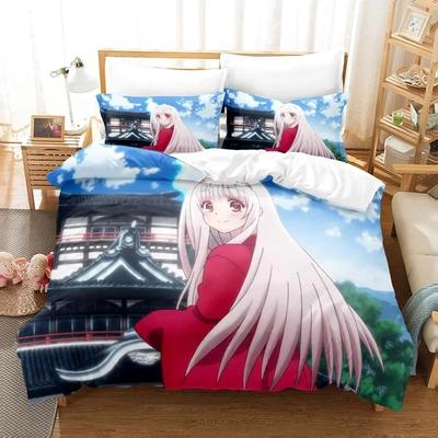 3D Gedrucktes Anime Yuragi-sou No Yuuna-san Bettwäscheset Einzelbett Twin Full Queen King Size Bettset Erwachsener Kind Schlafzimmer Bettbezug Sets