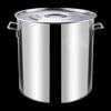 NHZHIW Commercial Stainless Steel Induction Soup Pot