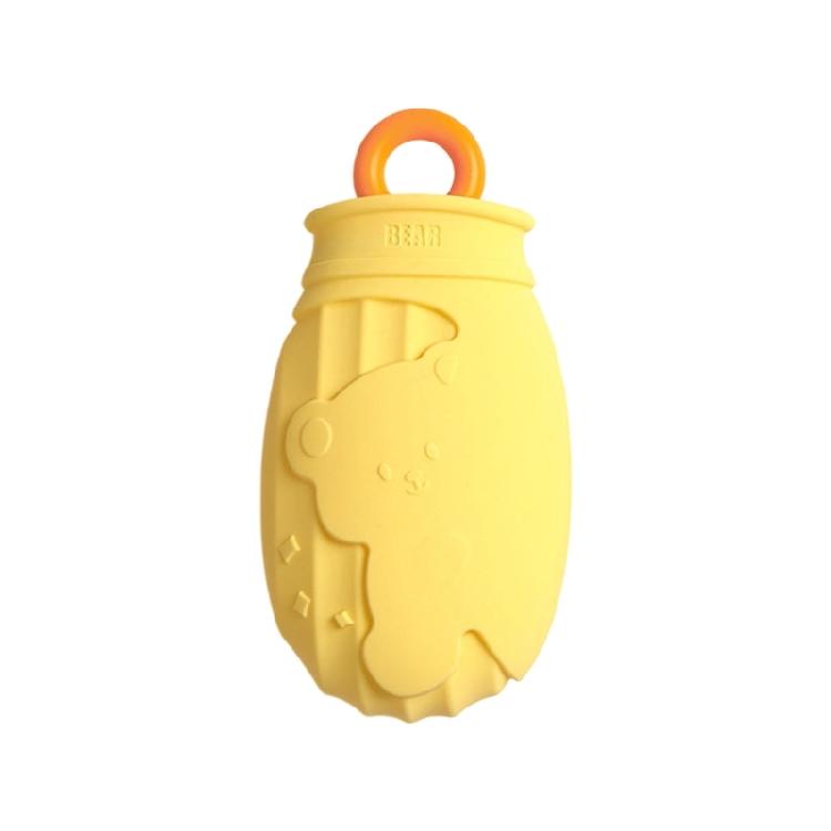Warm Silicone Hot Water Bottle with Cartoon Animal Design Leak Proof Spout Easy Maintenances Hot Water Bag For Winter
