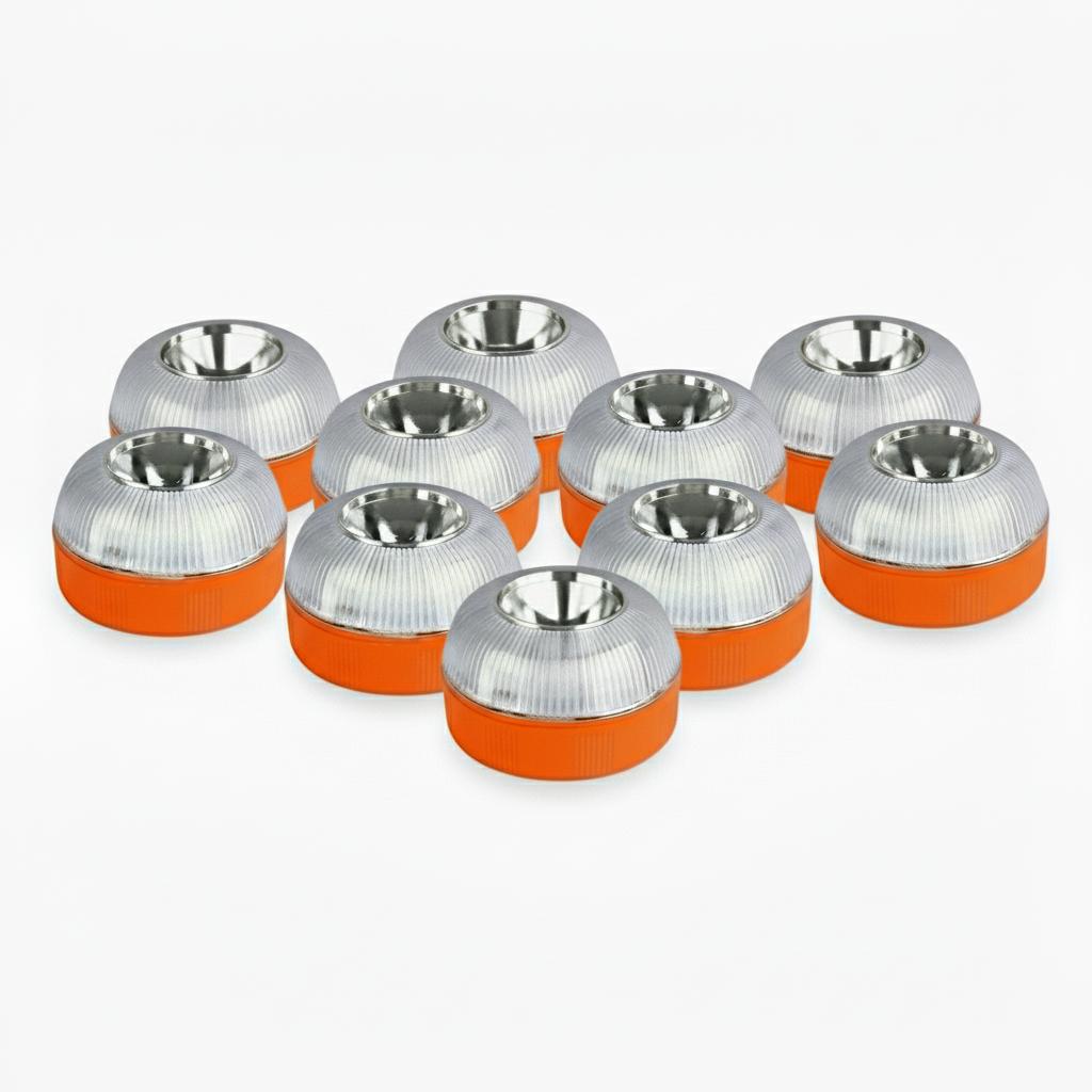 1/2/3/4/5/10/12PCS USB Rechargeable V16 Magnetic Rechargeable Magnetic Induction Strobe Lights LED Car Emergency Beacon Light