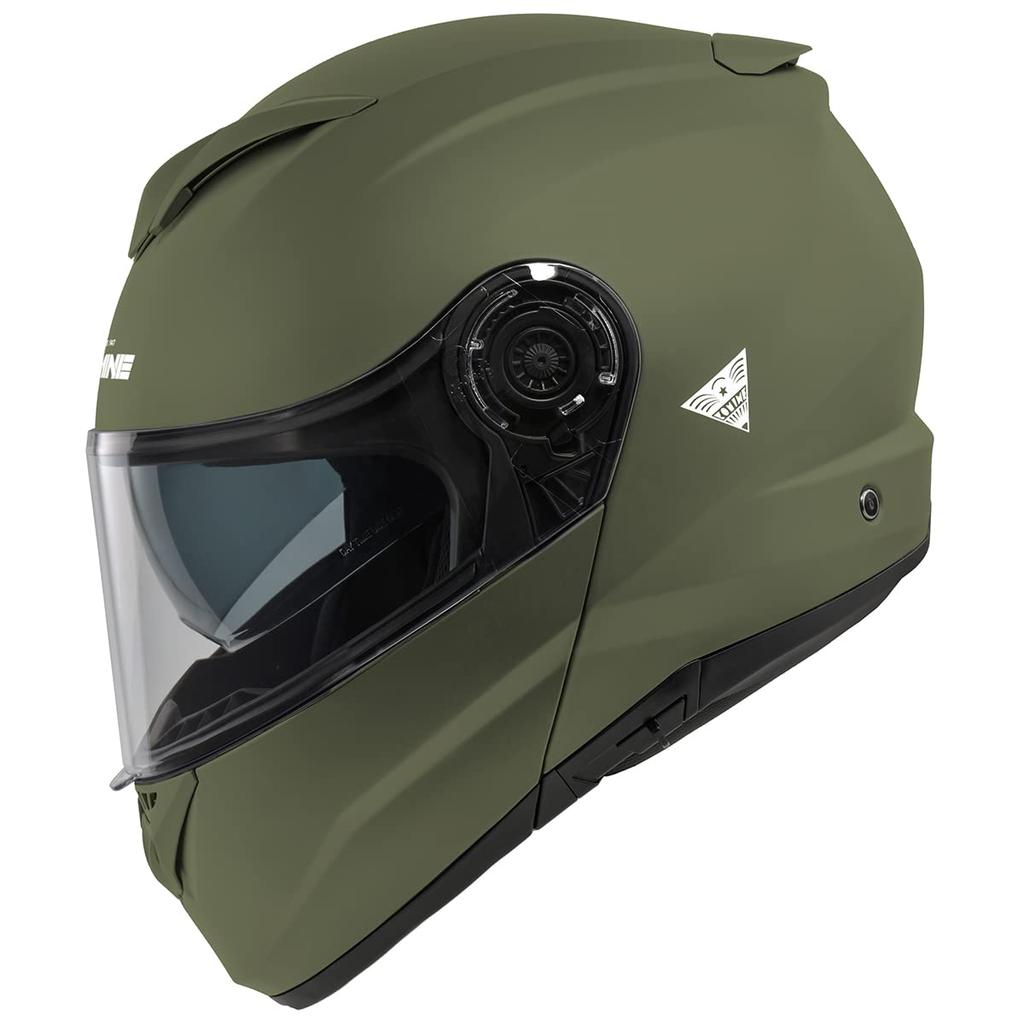 KOMINE FL System Helmet for Olive L HK-171 Motorcycles,