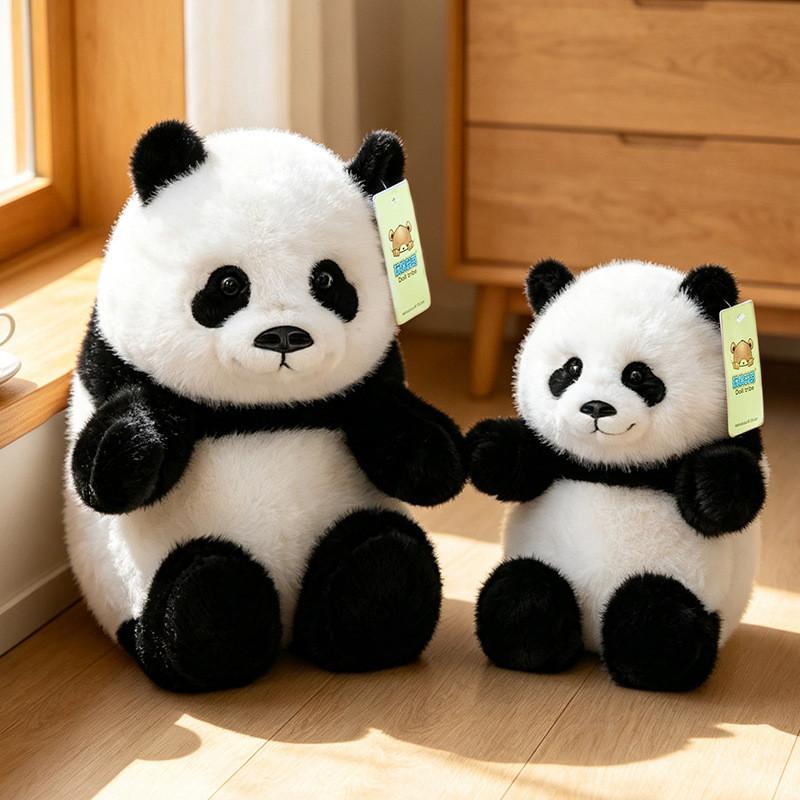 Panda Kuscheltier Wende-Weiches Stofftier Kindergeschenk Für Kinder