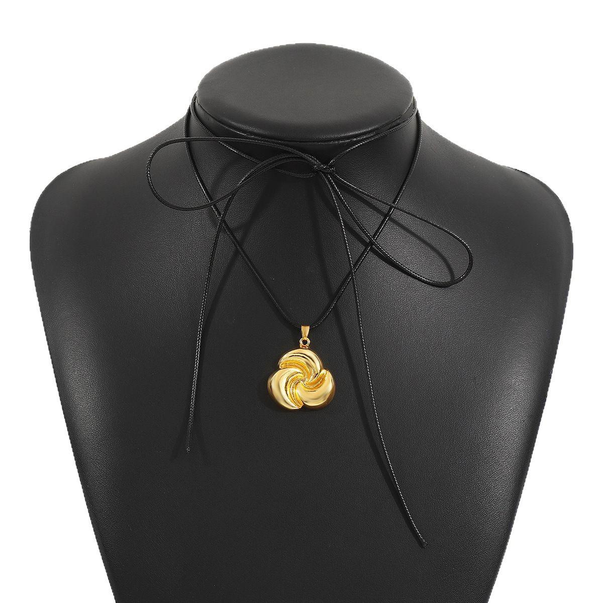 Европейский и американский тренд новый продукт ретро простые геометрические серьги, персонализированное вращающееся кольцо из сплава ожерелье