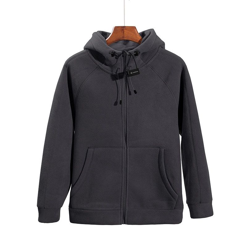 620G Super Thick Outdoor Double-Sided Polar Fleece Jacket Men's Autumn and Winter Brushed Hoody Export Export Men's Clothing Jacket
