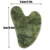 Helu Jade Gua Sha Tool Xiuyan Jade Heart-shape Massager Neck Massage Guasha Beauty Product Skin Care health Tool