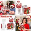 Red Christmas Theme Pattern Gift Surprise Box For Christmas Party And Holiday Gift Packaging
