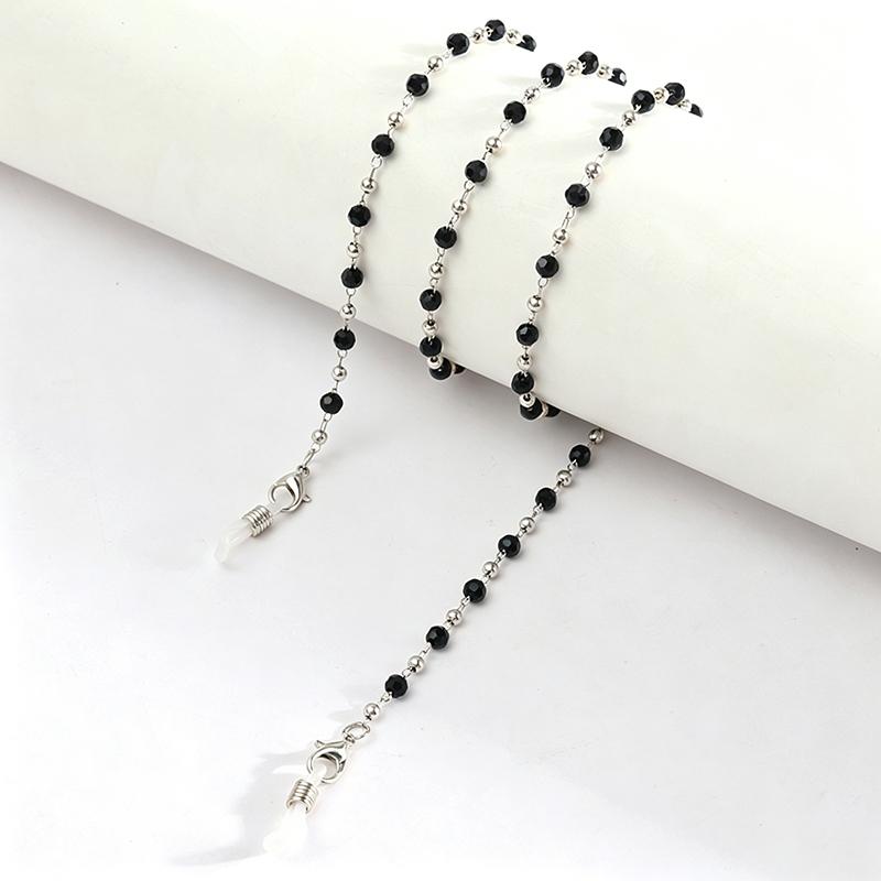 New Crystal Bead Glasses Chain for Women Reading Glasses Sunglasses Lanyard Cord Neck Strap String Mask Chain Eyewear Straps