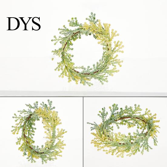 Non-slip Napkin Holder 6Pcs Rings, Elastic Design for Light And Thick Wedding Banquet Napkins, Imitation Holly Leaf Accessory Weddings Parties