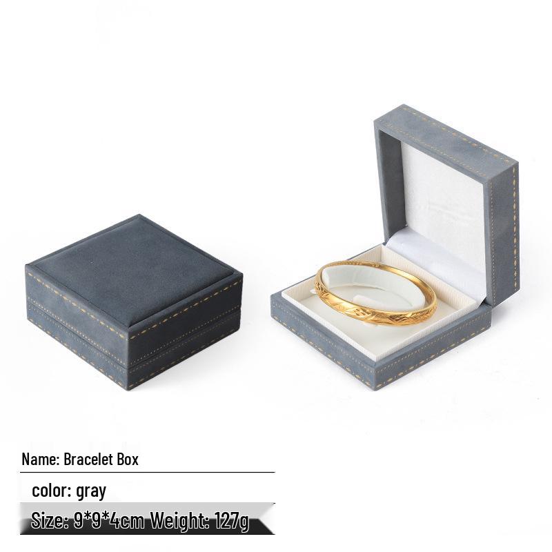 Elegant Italian Hot Stamping Lace Jewelry Box for Bracelets, Pendants, Necklaces, and Rings
