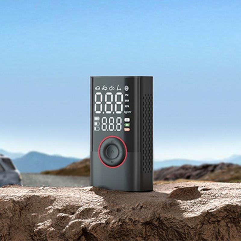 Car Jump Starters Air Compressor Wireless Tire Inflator Pump Digital Tire Inflator Automotive Starting Device with Light