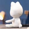 New Simulation Cat Doll Cute Smiling Couple Cat Plush Doll